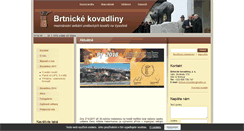 Desktop Screenshot of brtnickekovadliny.cz